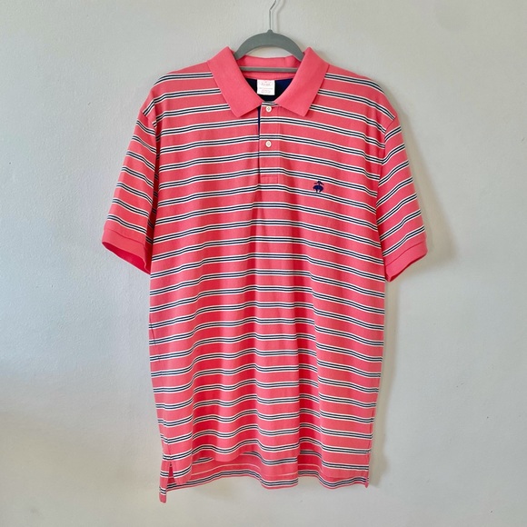 Brooks Brothers Other - Brooks brothers Men’s pink striped polo shirt